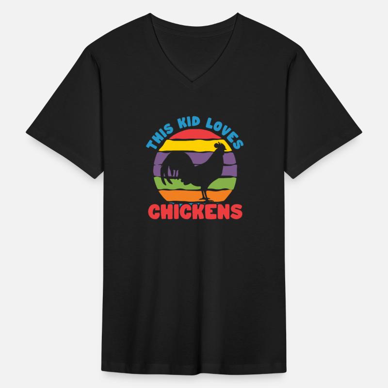 This Kid Loves Chickens Retro