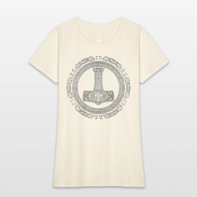 Thor's Hammer Mjolnir Viking Runes Gift