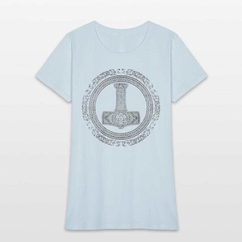 Thor's Hammer Mjolnir Viking Runes Gift