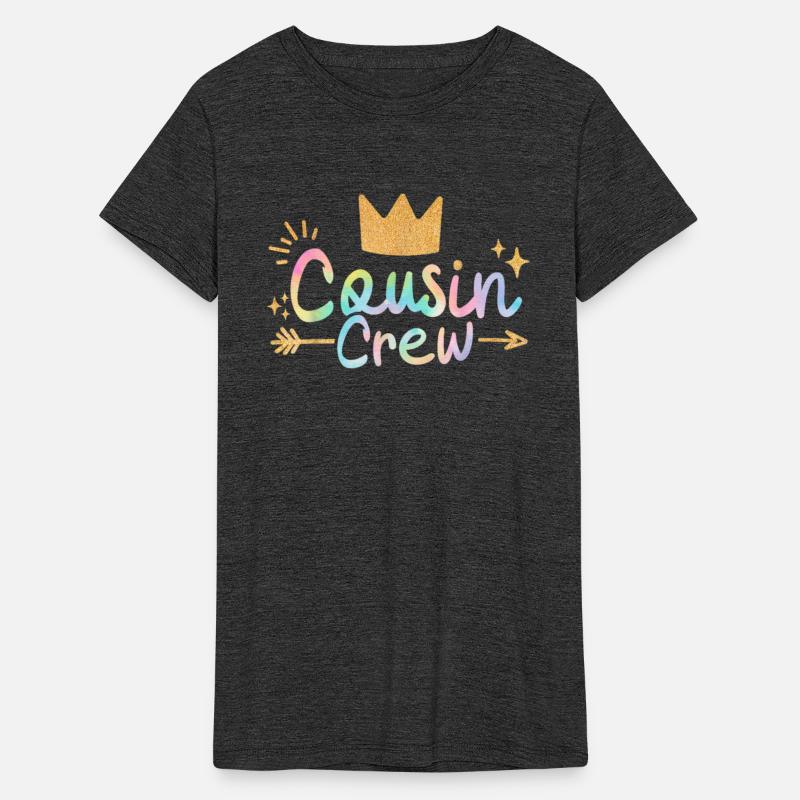 Tie Dye Cool Cousin Crew 2024 Arrow Crown Kids Tod