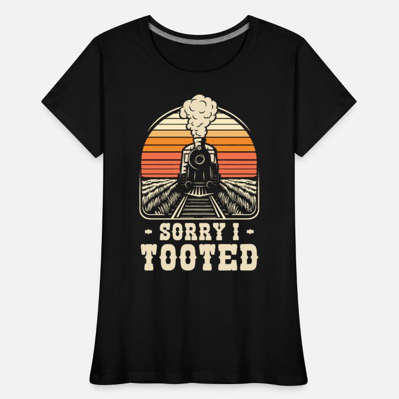 Trains Sorry I Tooted Vintage