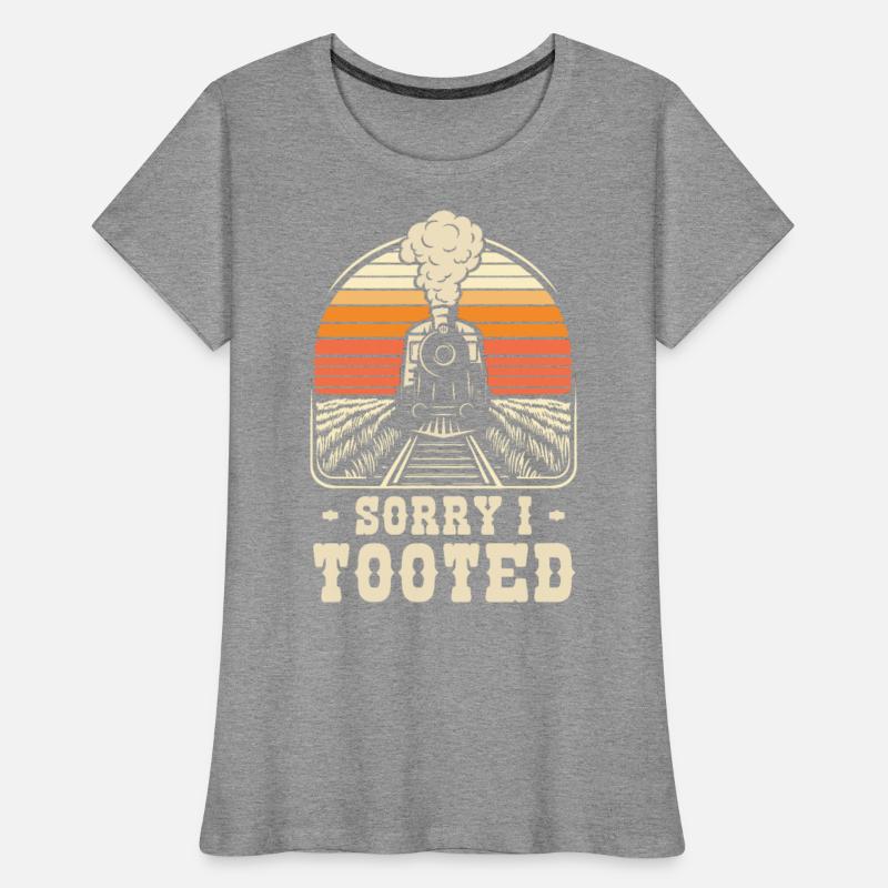 Trains Sorry I Tooted Vintage