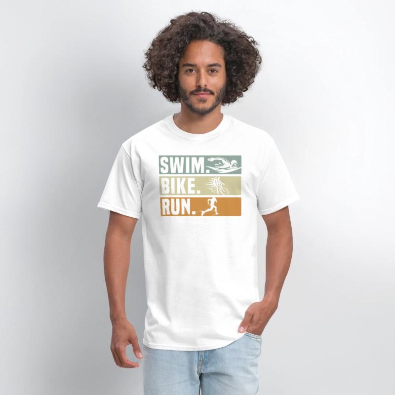 Triathlon Athlete Triathlete Swim Bike Run