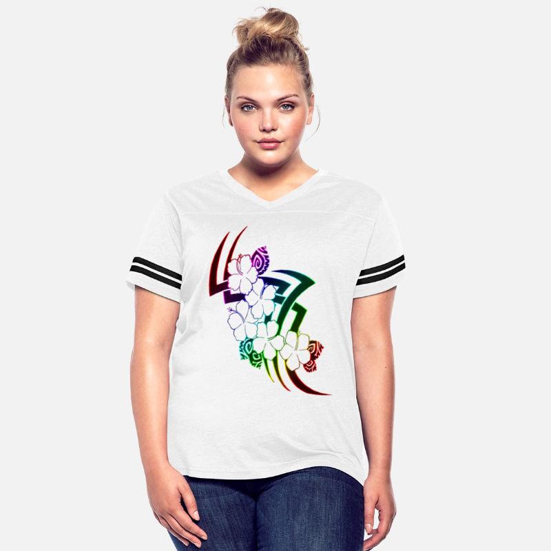 tribal hawaiian flower design