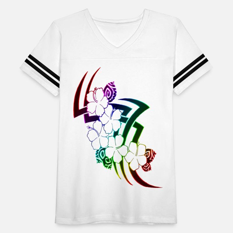 tribal hawaiian flower design