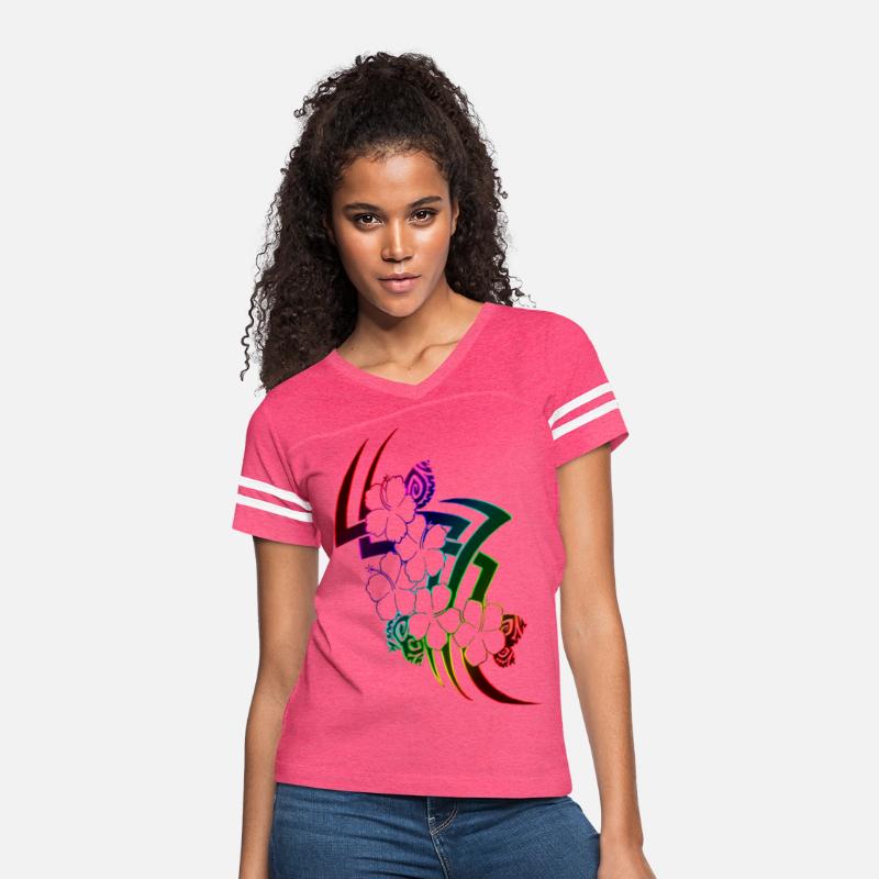 tribal hawaiian flower design