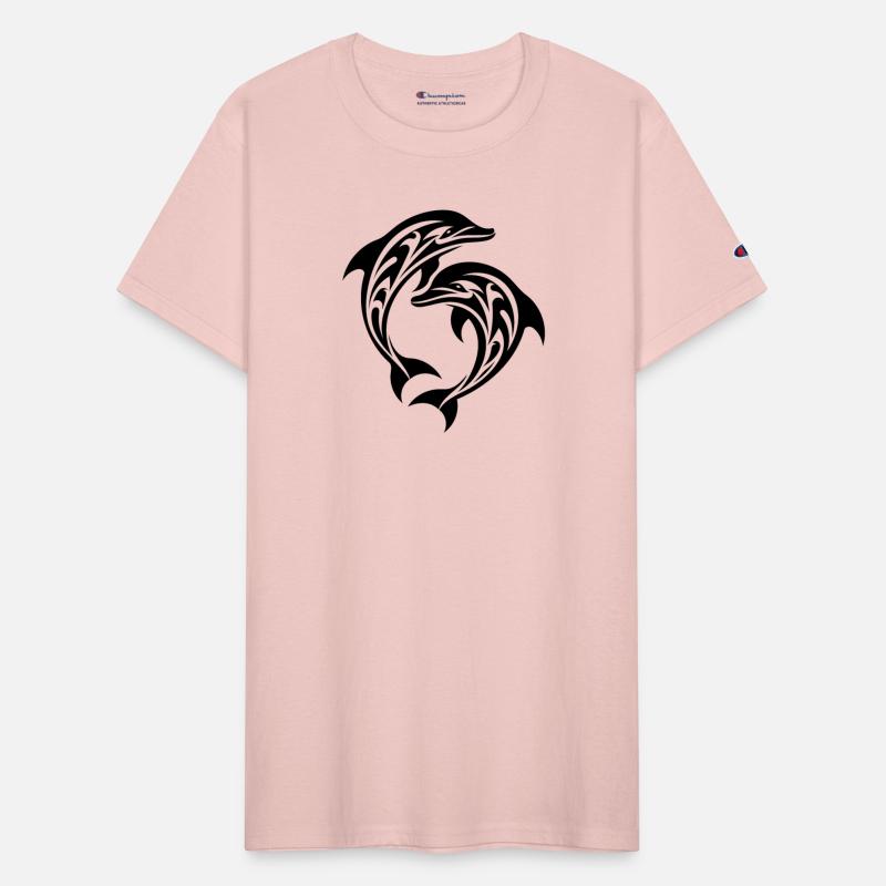 Tribal Tattoo Springende Delfine