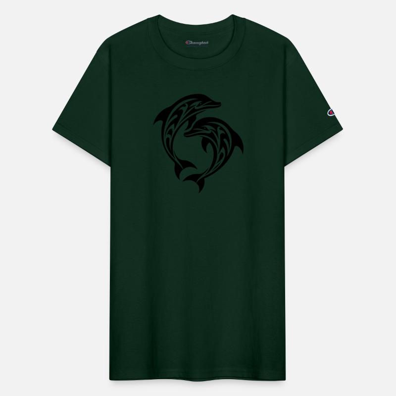 Tribal Tattoo Springende Delfine