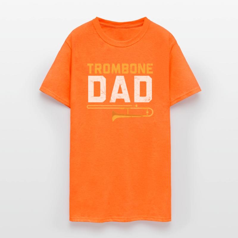 Trombone Dad Instrumentalist Musician Fathers Day