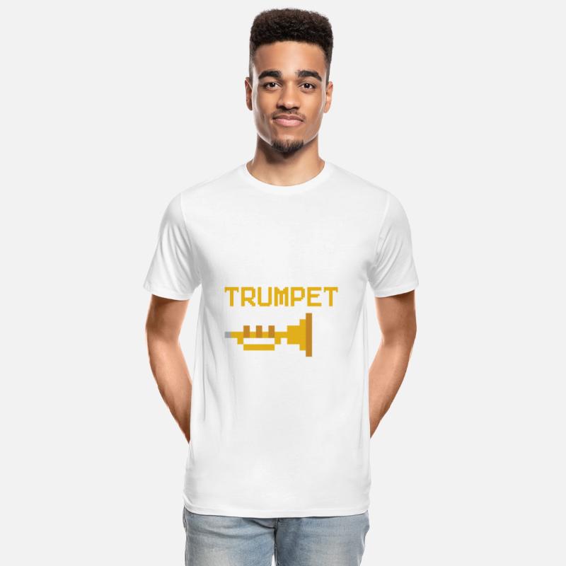 Trumpet Player 8 Bit Retro Eat