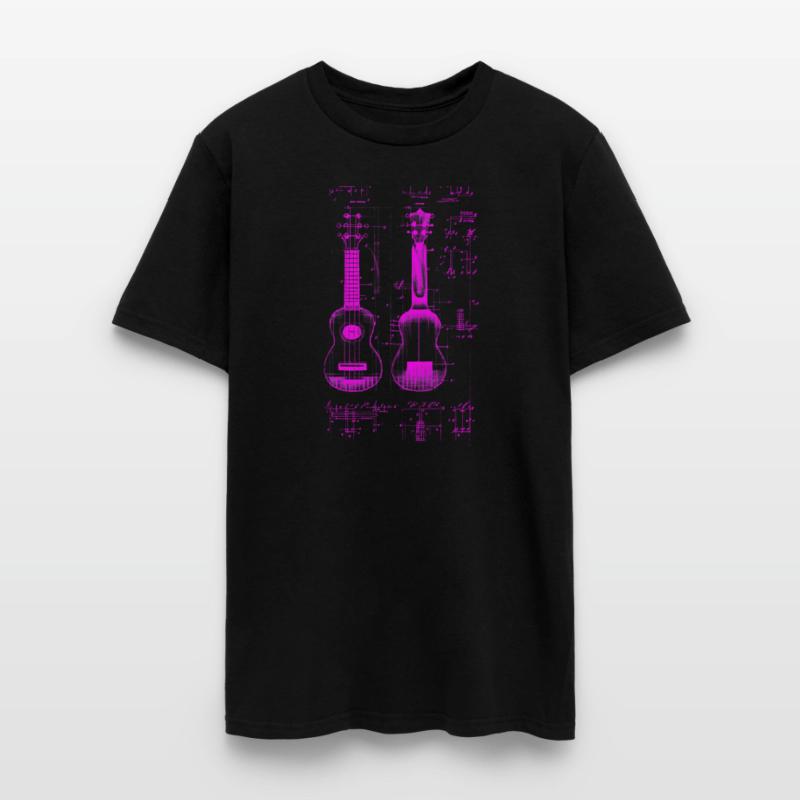 Ukulele Leonardo Da Vinci Sketch Blueprint