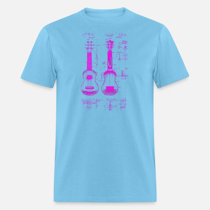 Ukulele Leonardo Da Vinci Sketch Blueprint