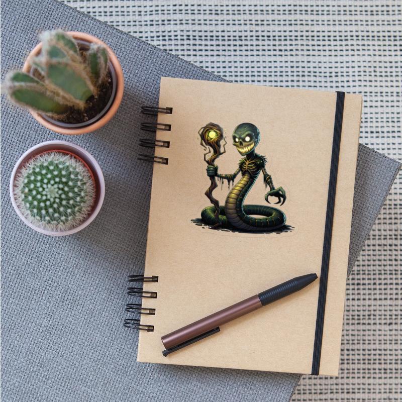 Undead Serpent Mage – Creepy Bone Snake Sorcerer