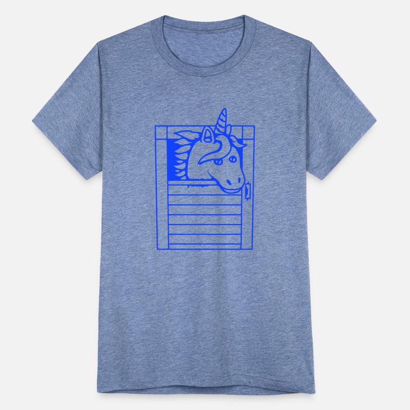 Unicorn Horse Stable Pony Peeking Out Cute Comic