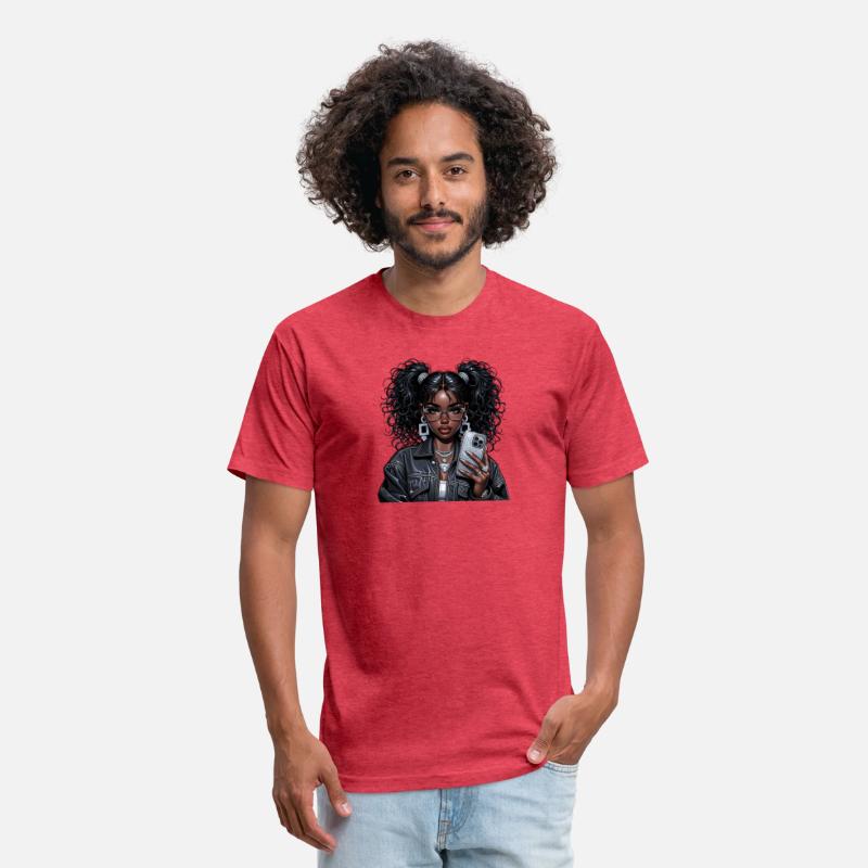 Urban Chic Afro Fashion Illustration