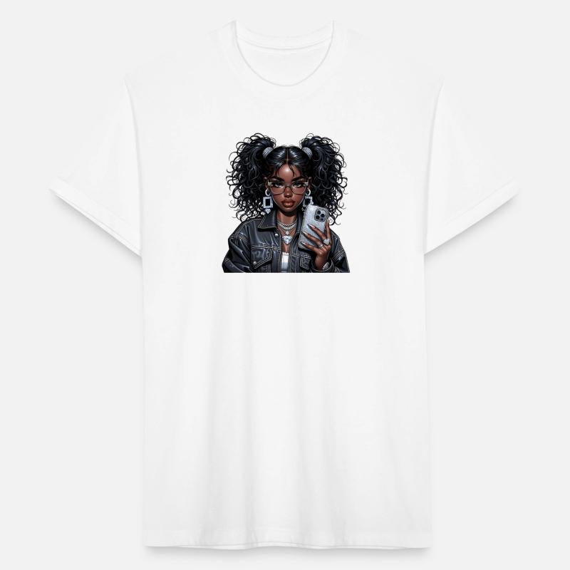 Urban Chic Afro Fashion Illustration