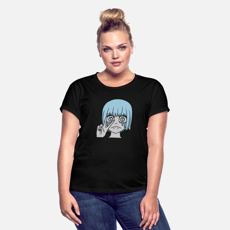 Victory hand sign crying