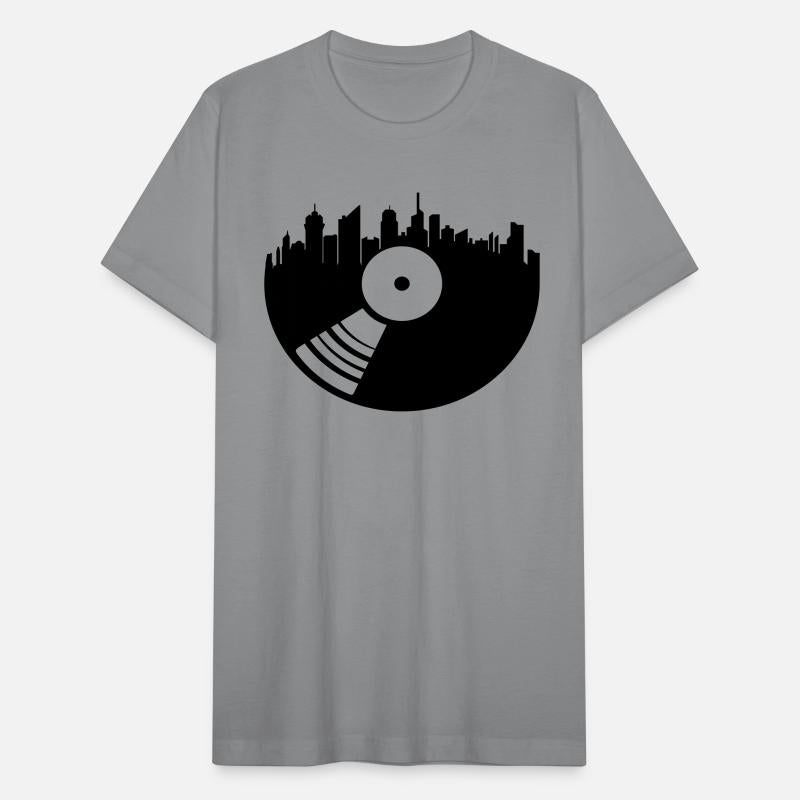 vinyl city city silhouette skyscrapers skyscrapers