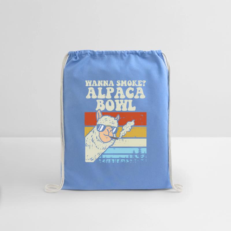 Wanna Smoke Alpaca Bowl Weed Cannabis 420 Stoner
