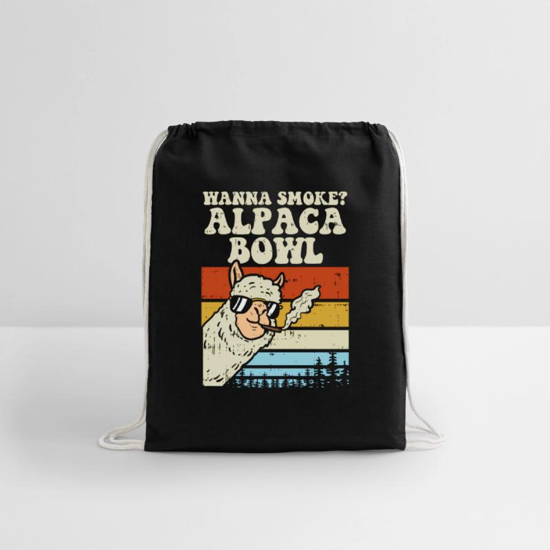 Wanna Smoke Alpaca Bowl Weed Cannabis 420 Stoner