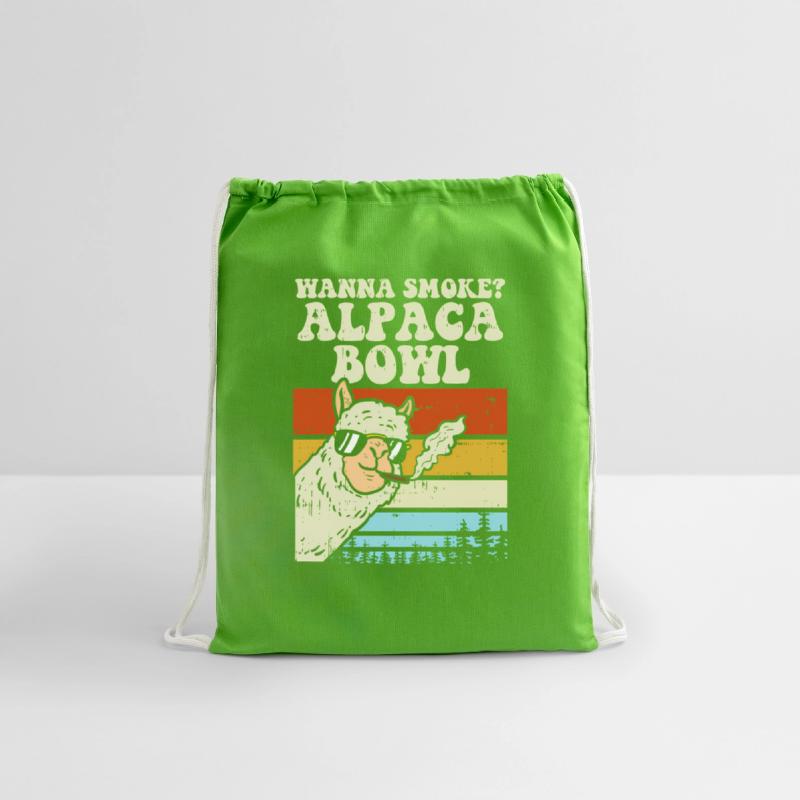 Wanna Smoke Alpaca Bowl Weed Cannabis 420 Stoner