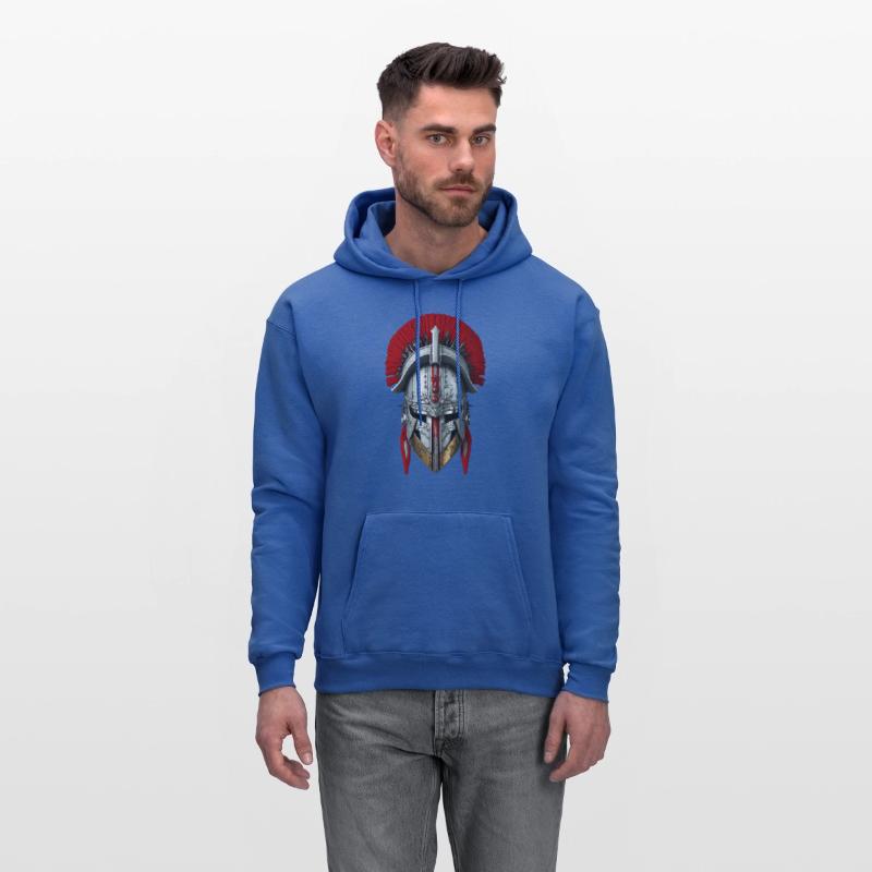 Warrior helmet illustration