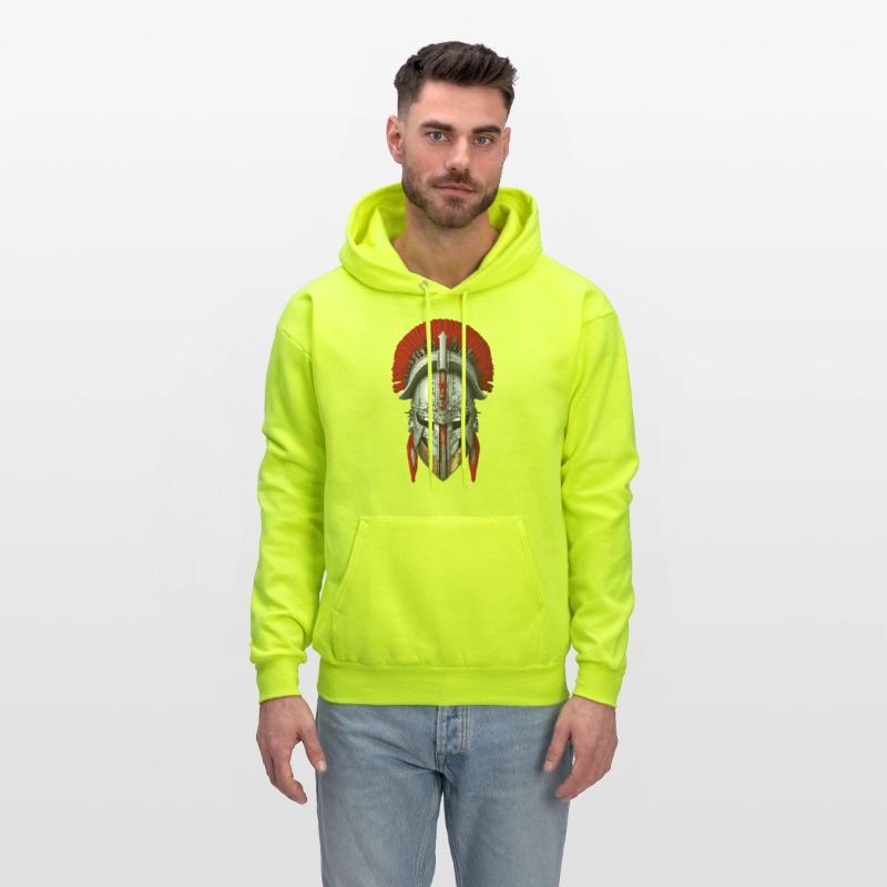 Warrior helmet illustration