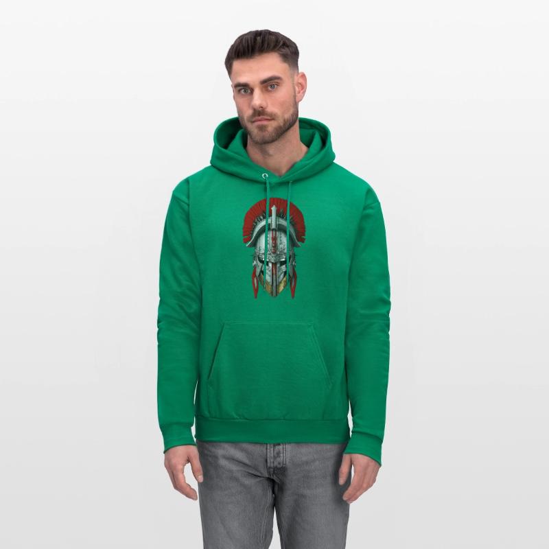 Warrior helmet illustration