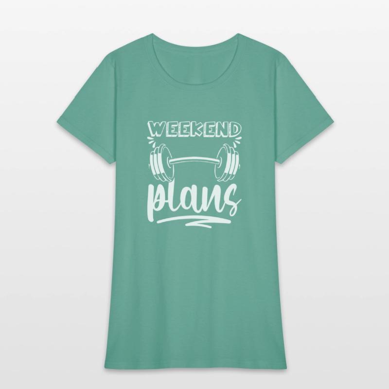 Weekend Plans - Funny Workout Gym Fitness Humor