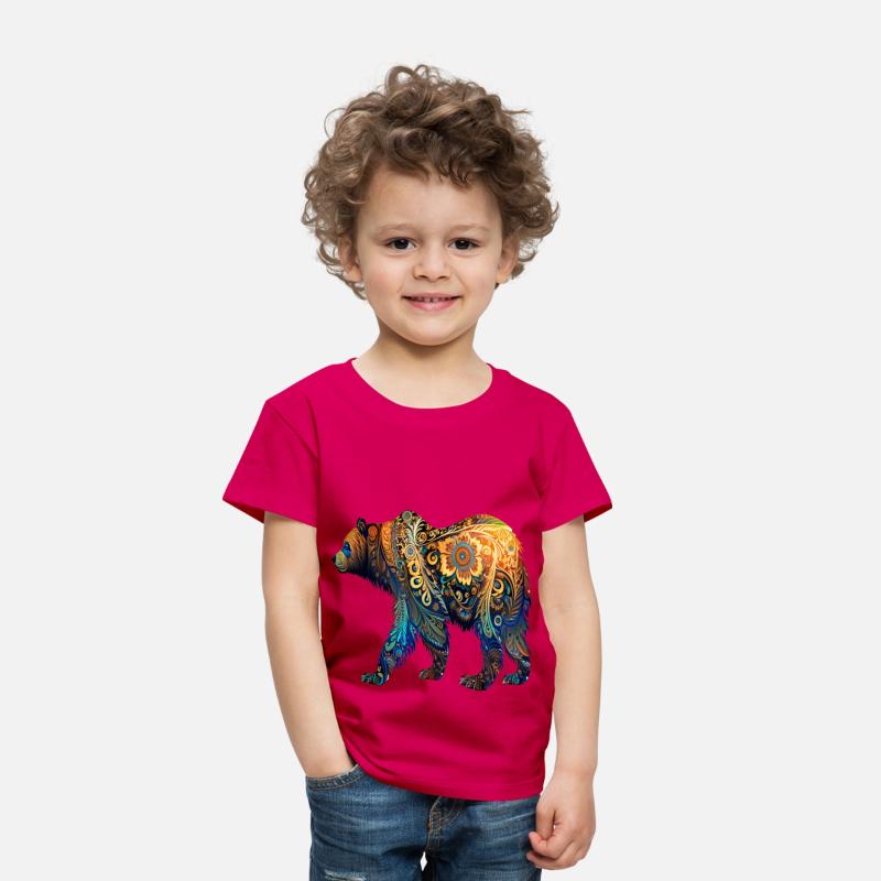 Wild Bear Watercolor Colorful Nature Outdoor 3