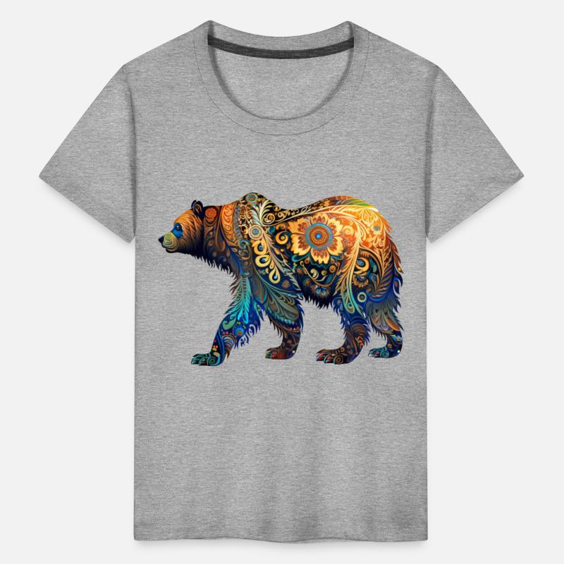 Wild Bear Watercolor Colorful Nature Outdoor 3