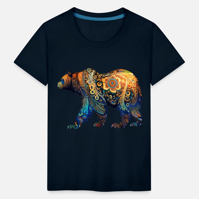 Wild Bear Watercolor Colorful Nature Outdoor 3