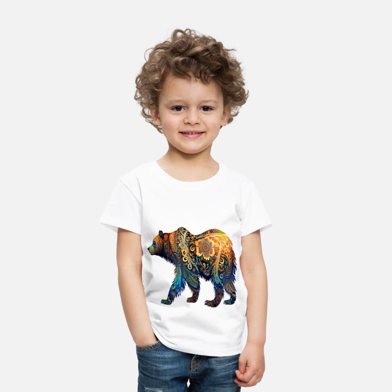 Wild Bear Watercolor Colorful Nature Outdoor 3