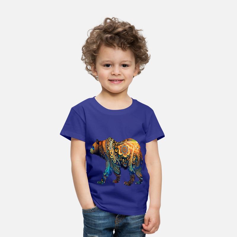 Wild Bear Watercolor Colorful Nature Outdoor 3