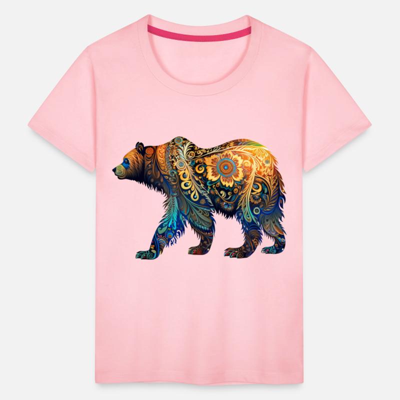 Wild Bear Watercolor Colorful Nature Outdoor 3