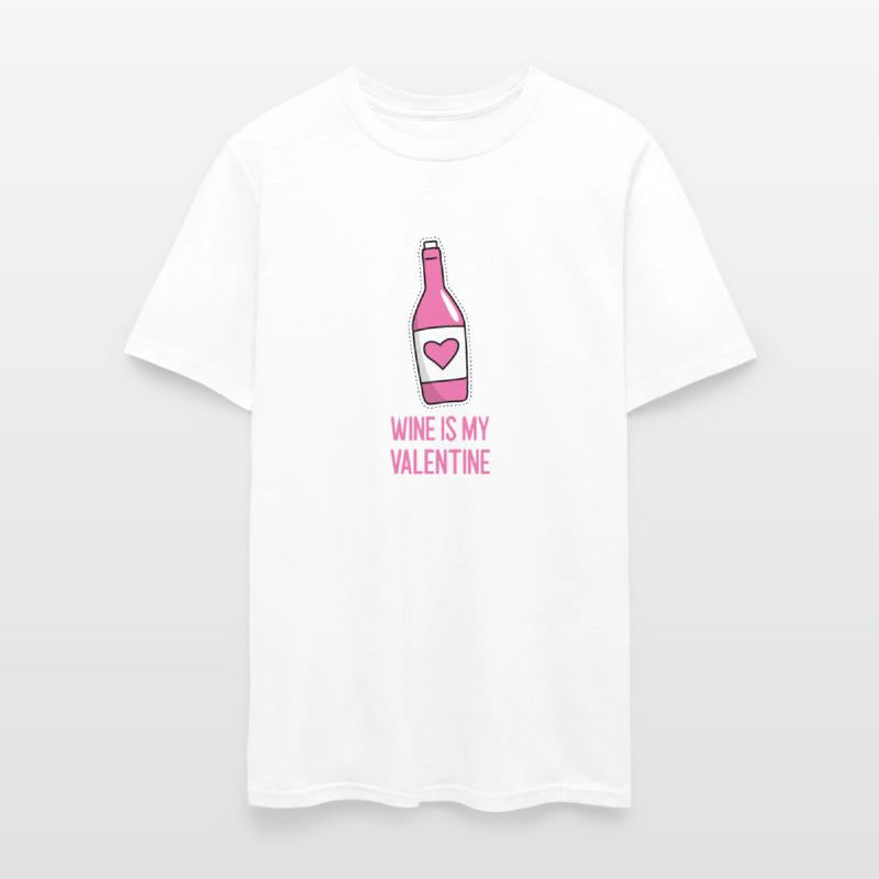 Wine Is My Valentine Wine Bottle