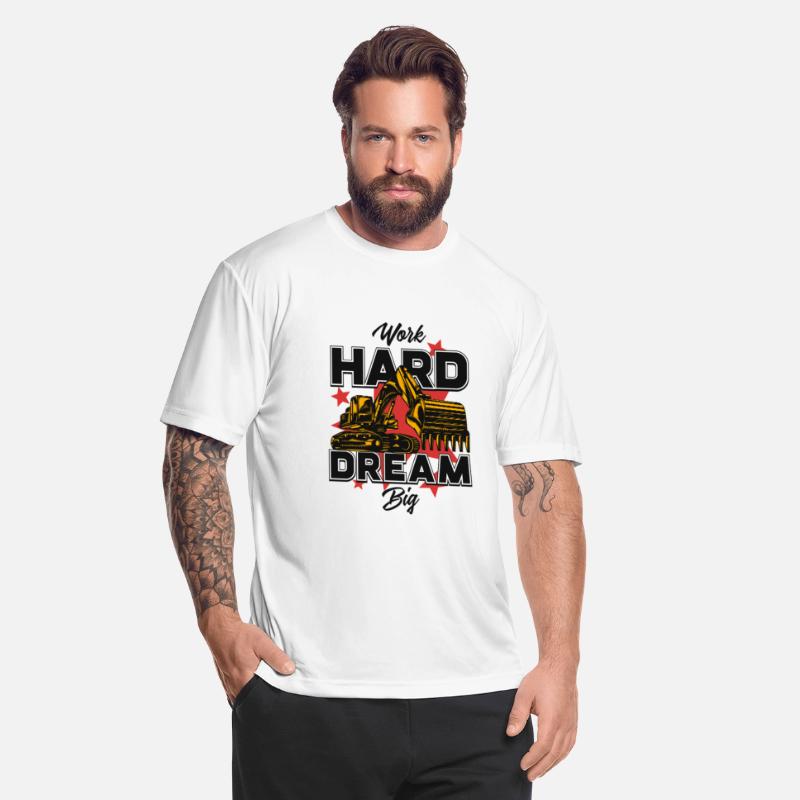 Work Hard Dream Big Construction Design