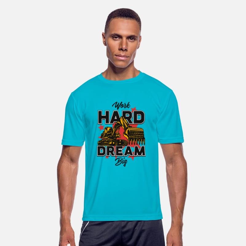 Work Hard Dream Big Construction Design