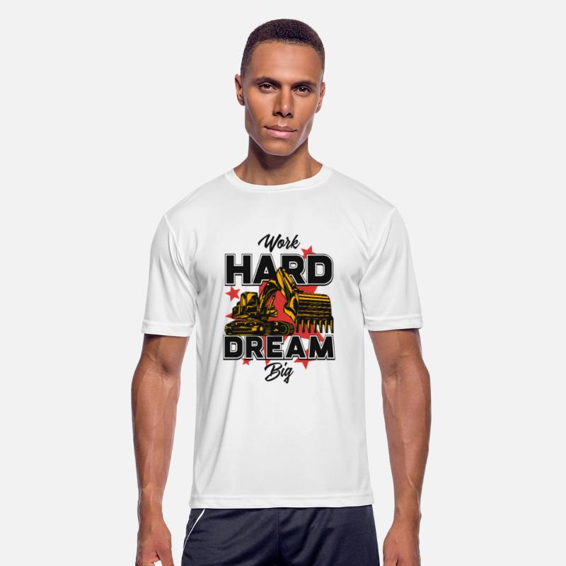 Work Hard Dream Big Construction Design