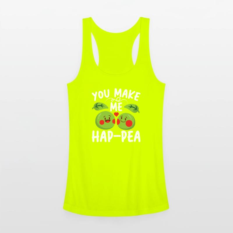 You Make Me Hap-pea for a Husband Wife Bride