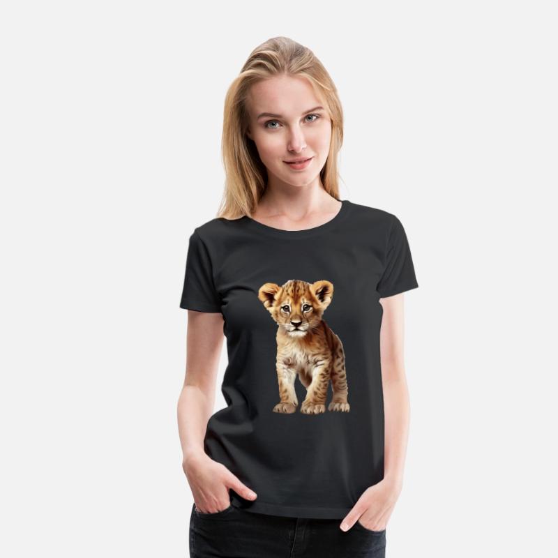 young Lion - Loving Lion Cub Design