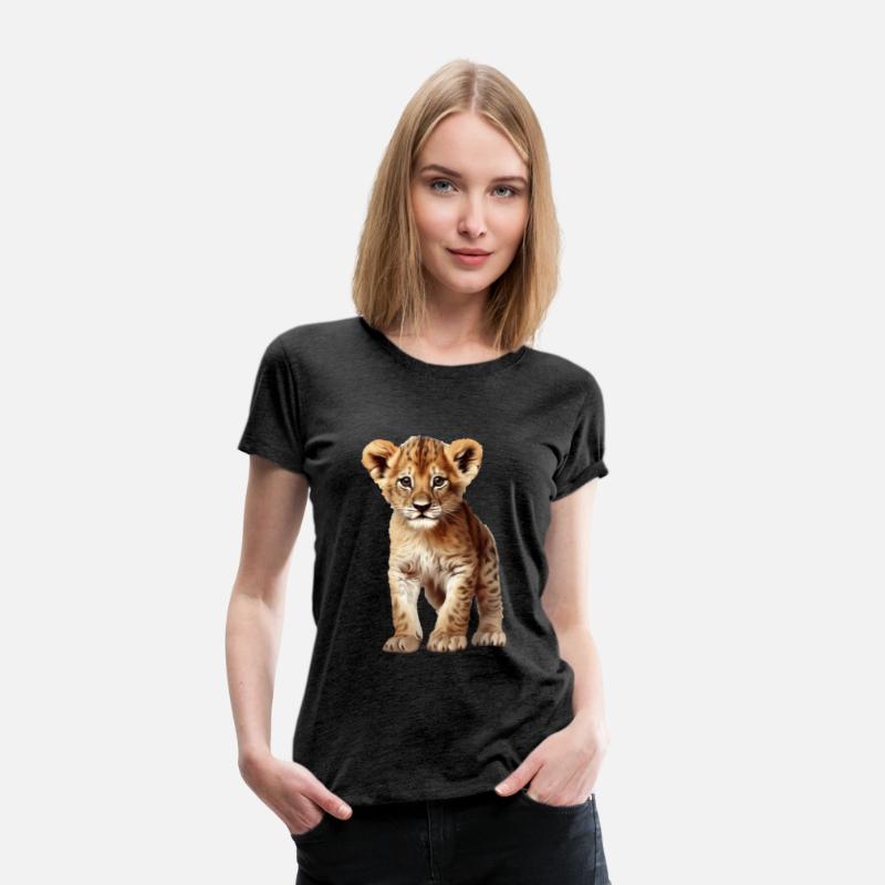 young Lion - Loving Lion Cub Design