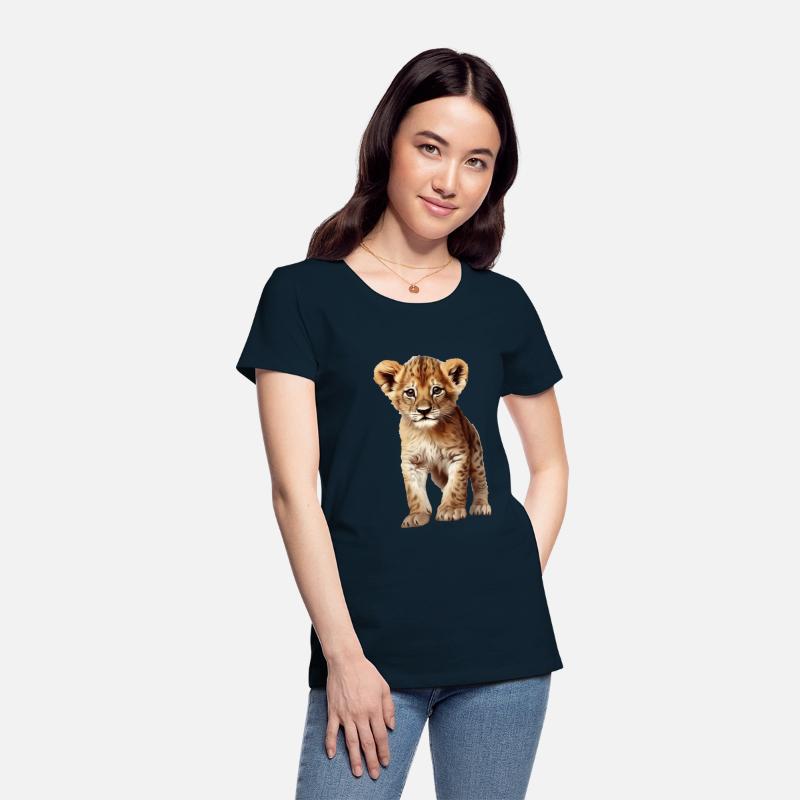 young Lion - Loving Lion Cub Design