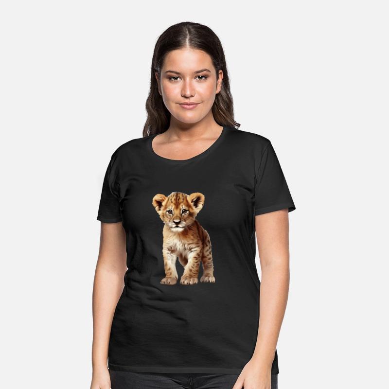 young Lion - Loving Lion Cub Design