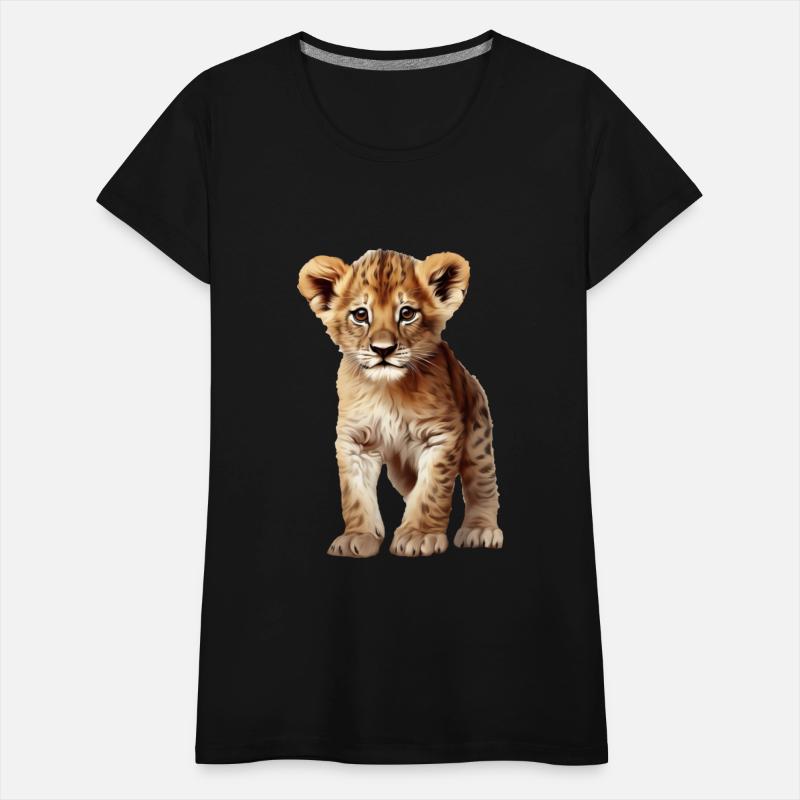 young Lion - Loving Lion Cub Design