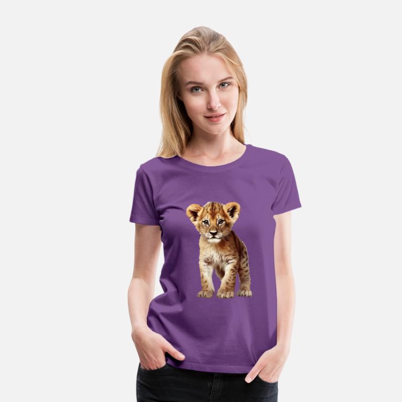 young Lion - Loving Lion Cub Design