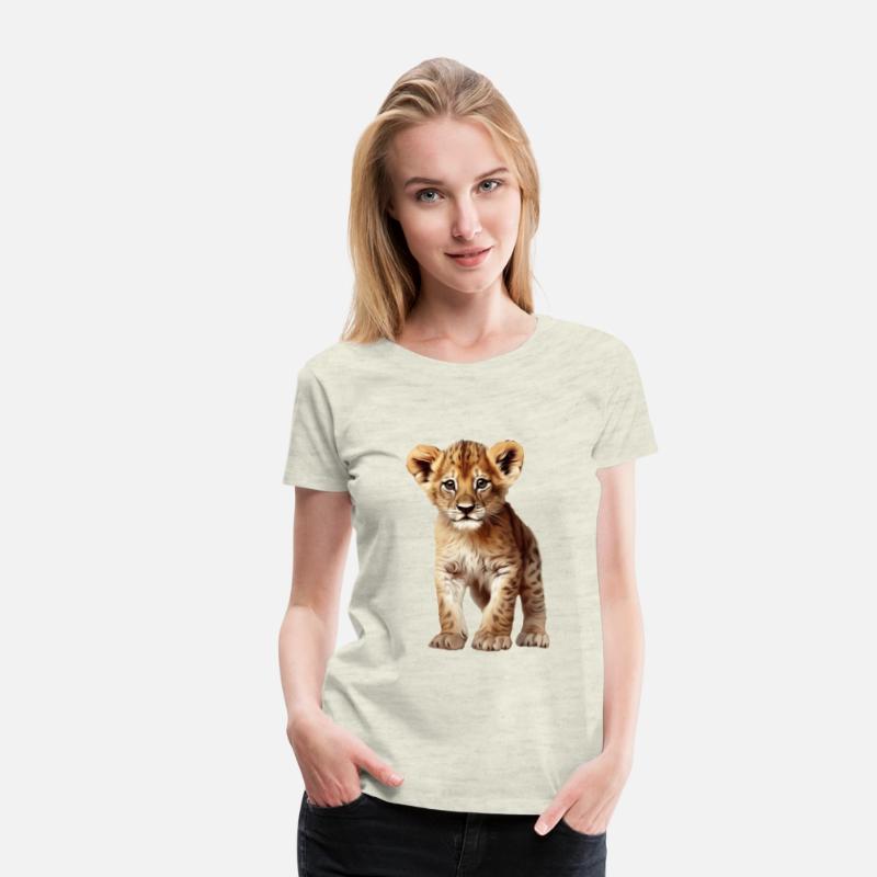 young Lion - Loving Lion Cub Design