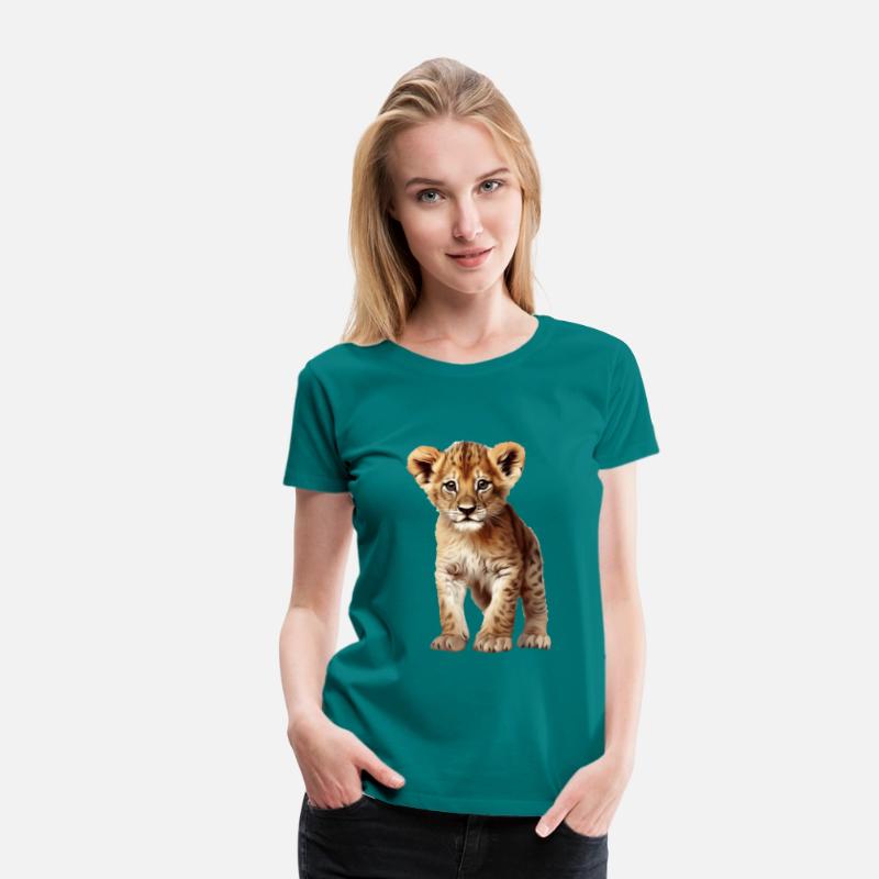young Lion - Loving Lion Cub Design