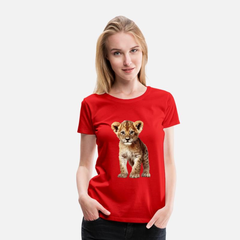 young Lion - Loving Lion Cub Design