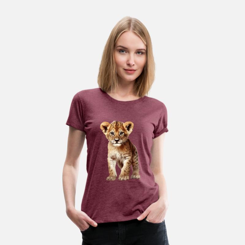 young Lion - Loving Lion Cub Design